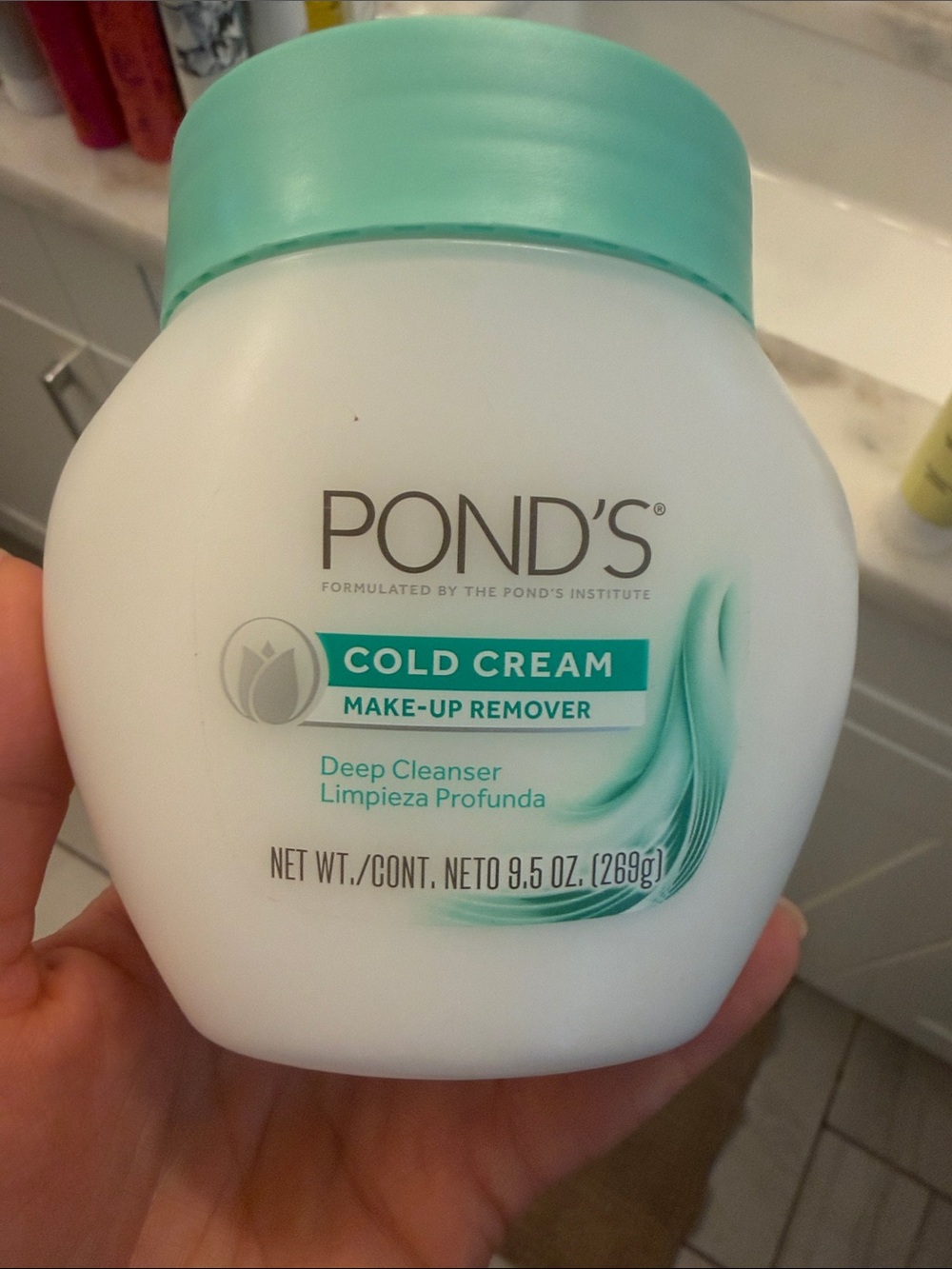 Pond's Cold Cream Make-Up Remover – White with Mint Cap